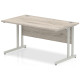 Rayleigh Cantilever 800mm Deep Straight Office Desk